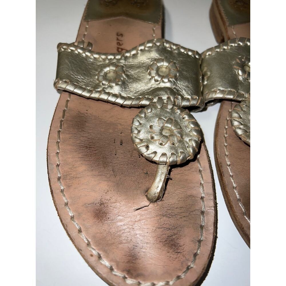 Jack Rogers iconic sandal in platinum size 7 - Picture 2 of 8